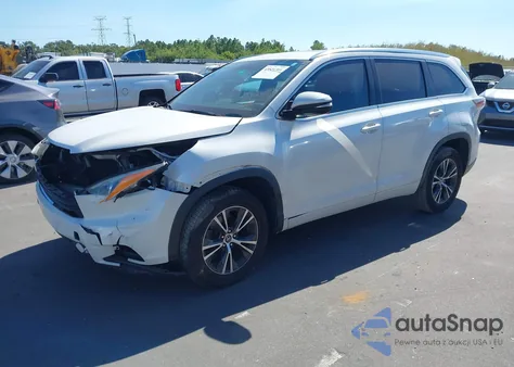 2016 Toyota Highlander Xle V6 from USA, damaged, VIN 5TDKKRFH5GS506306